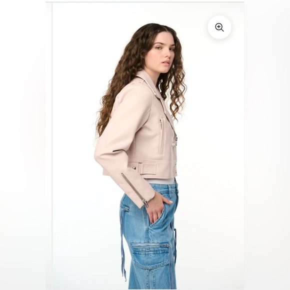 BLANK NYC Mauve Chalk Jacket Size Small $128 NWOT - Picture 4 of 14